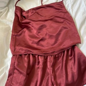2 piece silk set